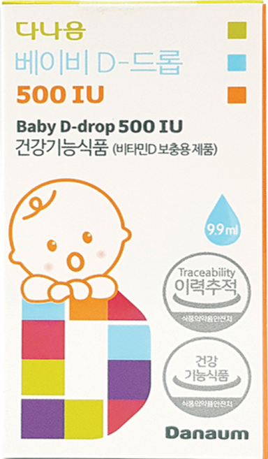 다나음 비타민D드롭 500IU+키즈밴드 증정, 9.9ml, 1개