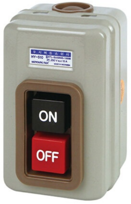 한영넉스 동력용 푸시버튼스위치 HY-510 노출형_(1EA), 1개