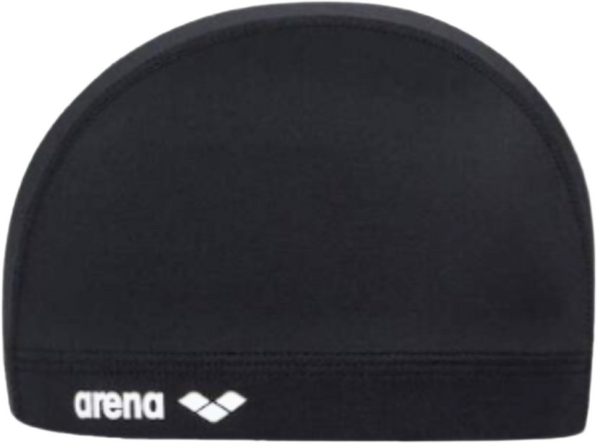 아레나 수모 남자 여성 수영모자 성인 스판, 1개, 블랙