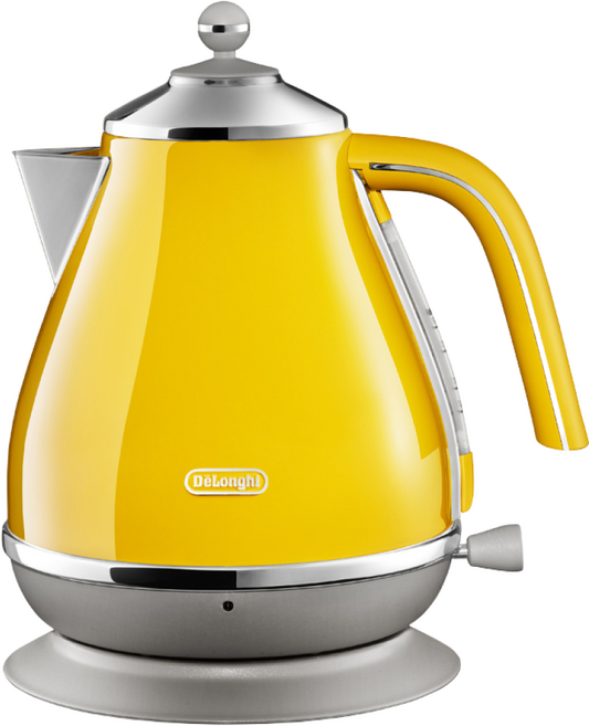 드롱기 아이코나 1.7L 무선 전기주전자 선플라워 옐로우 KBOC2001.Y