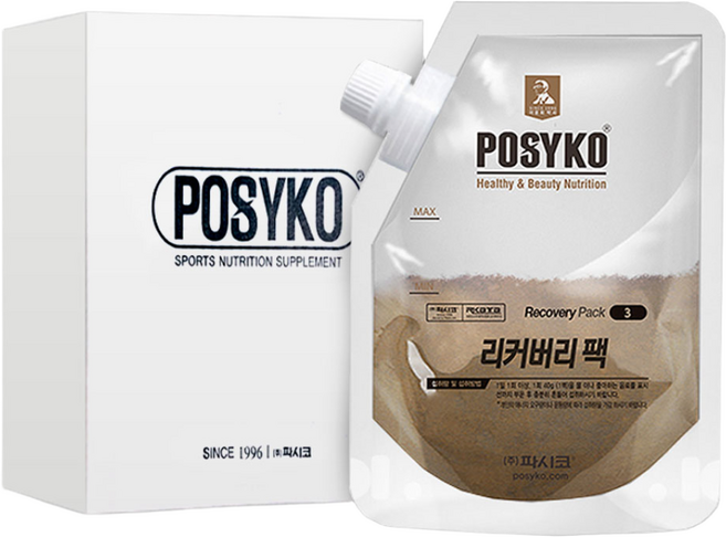 파시코 리커버리팩 프로틴 10팩 휴대용 패키지 쉐이크 보충제 파우더 프리팩 초코맛 유청 단백질, 400g, 3개