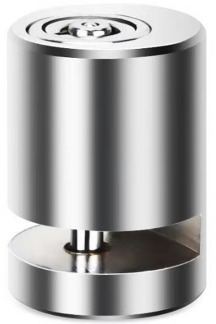 자전거 디스크락 자물쇠 브레이크 크롬자물쇠 열쇠잠금 전동킥보드 전동스쿠터 디스크잠금 간편 미니, 실버, 1개