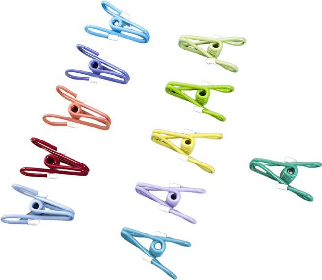 인티몰 클립잇 빨래집게 다용도 집게 10가지색상 20p, 1개