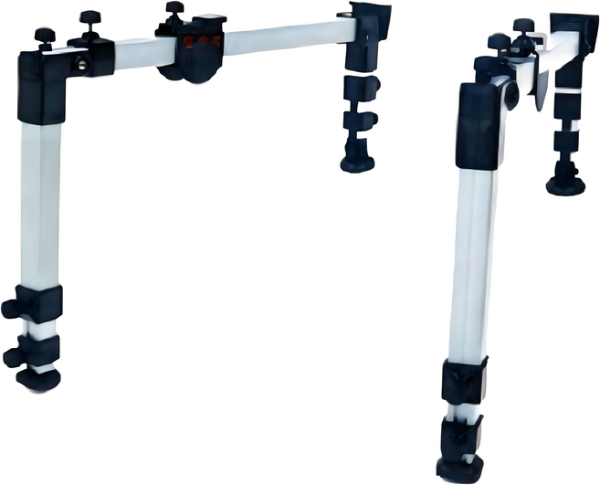 [우경] 섶다리 단품 (실버 골드) 받침틀 보조지지대 2개1세트 낚시대 받침대, 실버