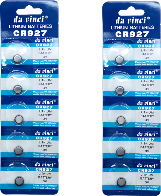 리튬 CR927 건전지 코인 전지 동전 배터리 동그란 밧데리, 5개입, 2세트