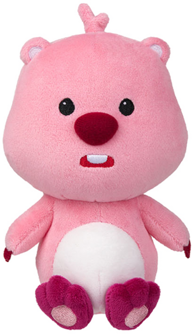 잔망루피 미니 봉제 인형 18cm, 핑크, 1개