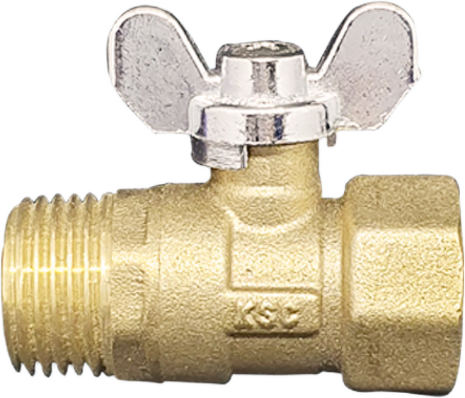 신주 나비 니플 밸브 15A 나비볼밸브 소켓 닛블