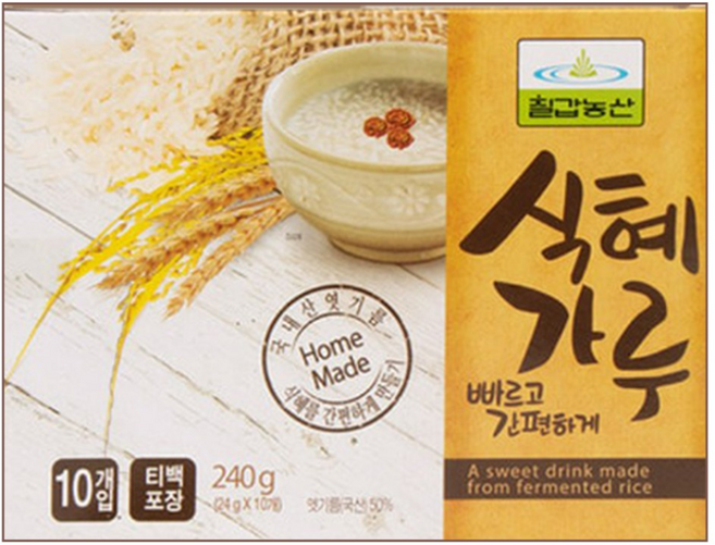 칠갑농산 식혜가루, 240g, 3개