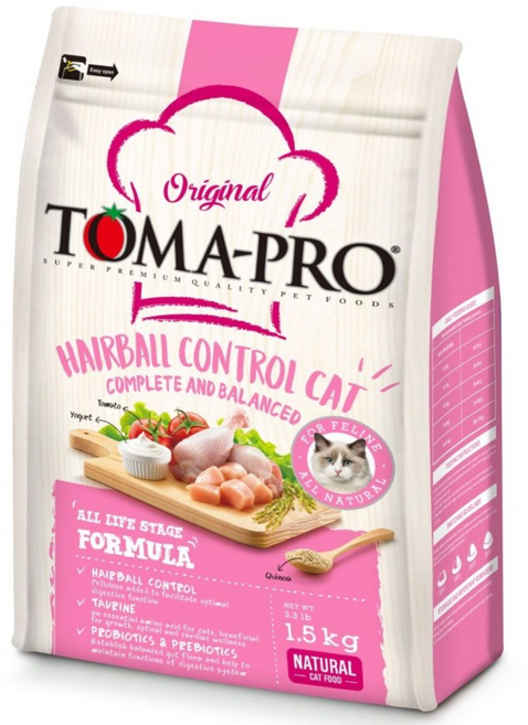 TOMA-PRO 優格 成幼化毛貓 雞肉配方, 雞肉+米飯, 13.6kg, 1個