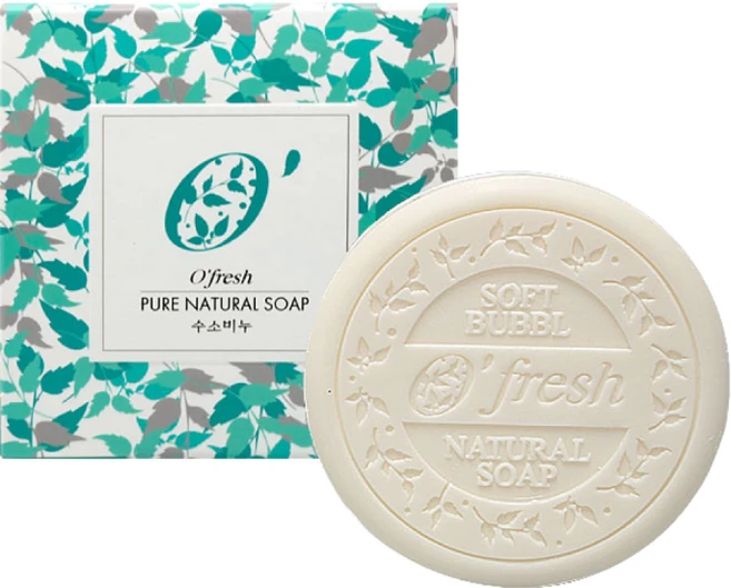 오프레쉬 퓨어 네추럴솝 수소비누, 100g, 1개입 - 쿠팡
