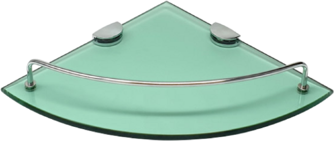 SW 욕실 강화유리 코너선반 욕실선반 유리선반 코너선반 B-13, 혼합색상, 1개