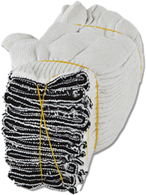 가드맨 면장갑 40g, 손목띠검정, 100개