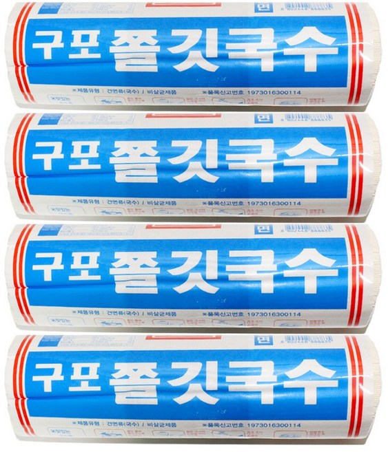 금성제면 구포국수 쫄깃 중면국수 1.4kg, 4개