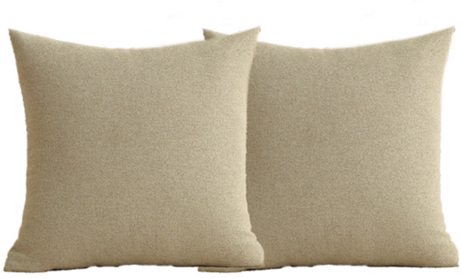 가려거든 북유럽 솜포함 소파쿠션 2개입, 베이지