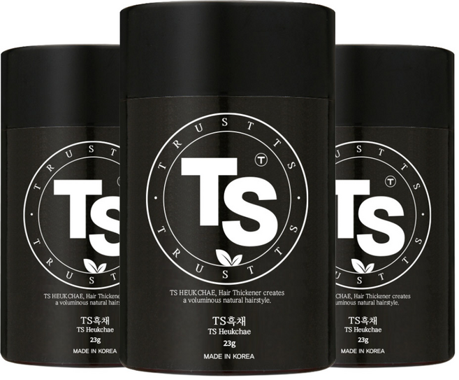 TS 흑채 23g, 검정색, 3개