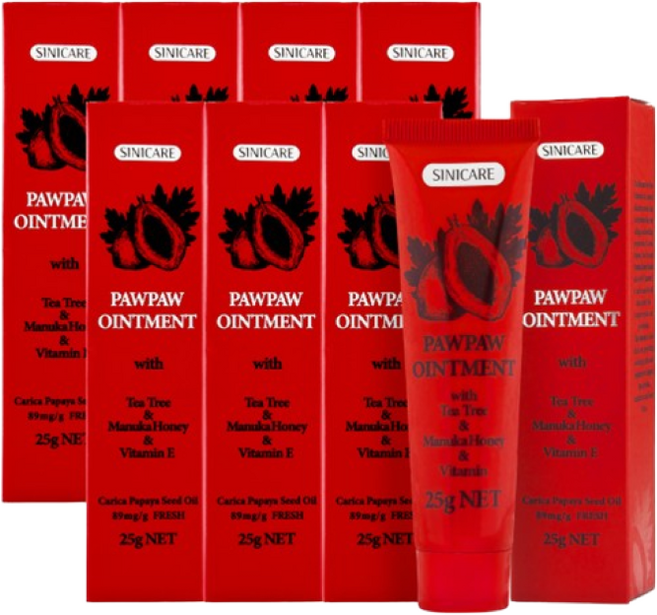 시니케어 호주 포포 PAW PAW 오인트먼트 고함량 티트리 마누카 8개 +[ 사은품 포포 프로폴리스 치약 1개 증정], 25g