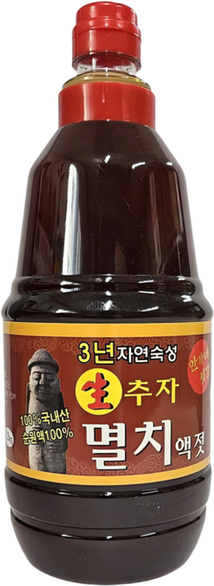 [푸드홀마켓] 안가네젓갈 생추자 멸치액젓 2.2kg 3년자연숙성, 1개
