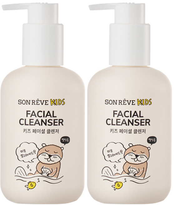 쏭레브 키즈 페이셜 클렌저, 180ml, 2개