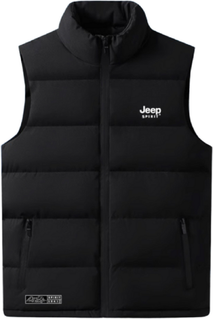 JEEP SPIRIT 지프 숏 패딩 조끼 겨울 남자 여성 점퍼 자켓 방한용품