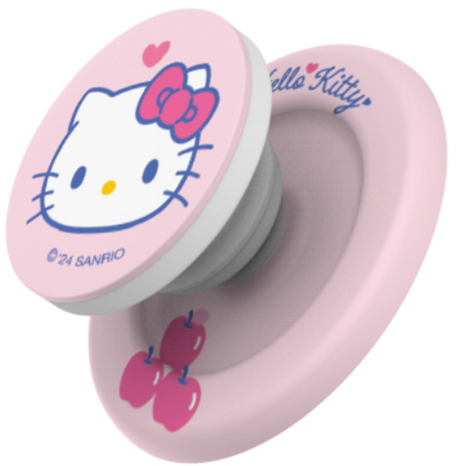 (정품)산리오 큐티 원형 그립 마그네틱 스마트톡+자석링(맥세이프 호환), 큐티_헬로키티, 1개, 색상