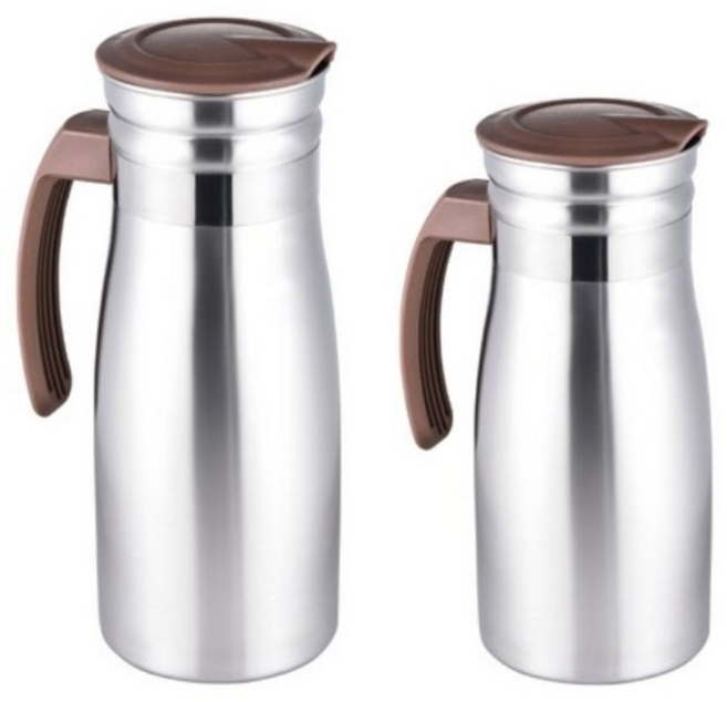 유스타 원리빙 스텐손잡이물병, 1L, 1개, 스텐손잡이