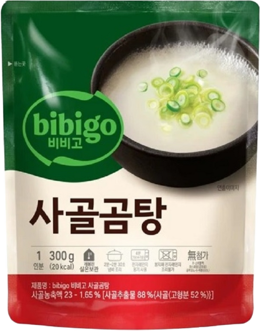비비고 사골곰탕, 300g, 24개