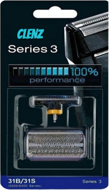 ClenZ 브라운 시리즈3 면도날 31s 31b 면도기날 날망 호환용, 1개