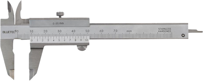 블루텍 미니 버니어 캘리퍼스 미니노기스 BD530-75, 1개