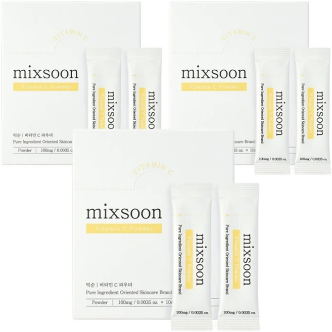 믹순 비타민 c 파우더 10p, 3개, 1g - 쿠팡
