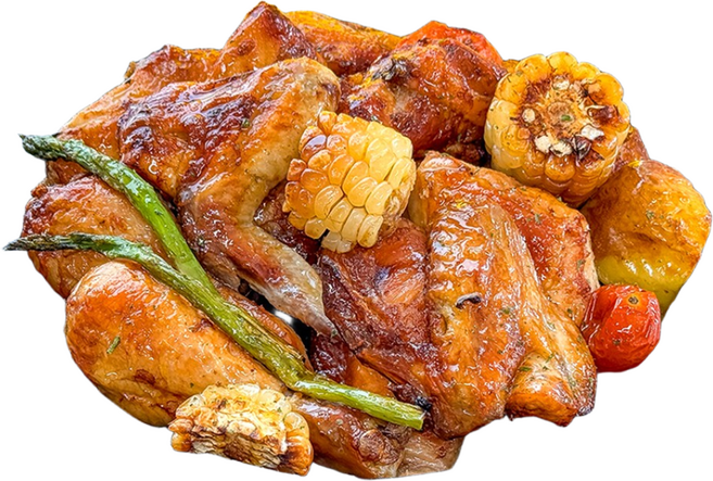 농가살리기 국내산 생닭 대용량 로스트 치킨, 4개, 1kg