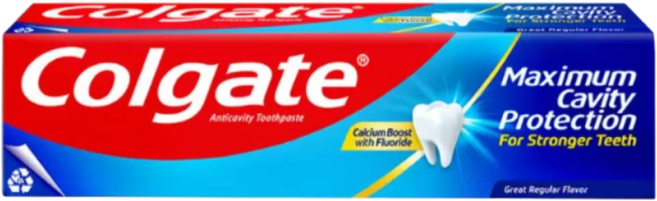 콜게이트 플루오라이드 투스페이스트 그레이트 레귤러프레이버 치약, 250g, 4개