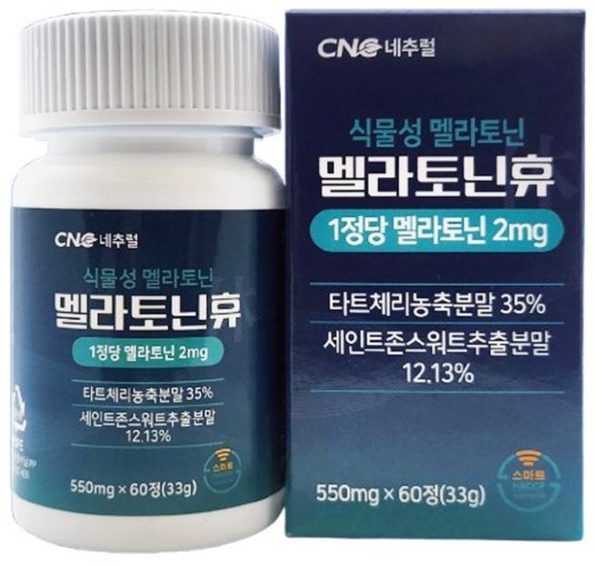 cnc네추럴 멜라토닌휴, 1개, 60정