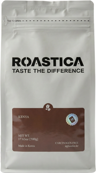 로스티카 케냐 PB TOP 키린야가 원두 분쇄 커피, 1개, 500g, 모카포트