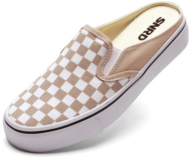 SNRD 뮬 슬립온 블로퍼 스니커즈 캔버스 단화 SN628