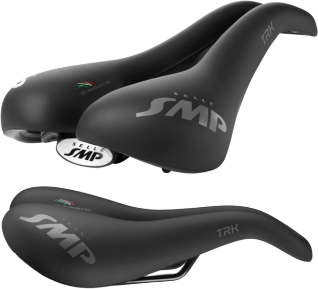셀레 자전거 안장 전립선 보호 MTB 로드 쿠션감 강화 SMP TRK 미디움, 블랙 MEDIUM, 1개