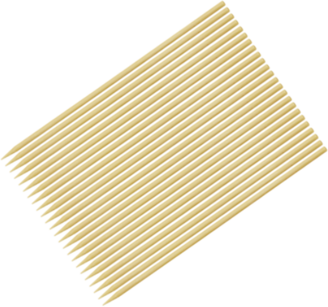 25cmX2.5mm 20000입 1박스 티에스 대나무꼬지 꼬치, 1세트, 20000개