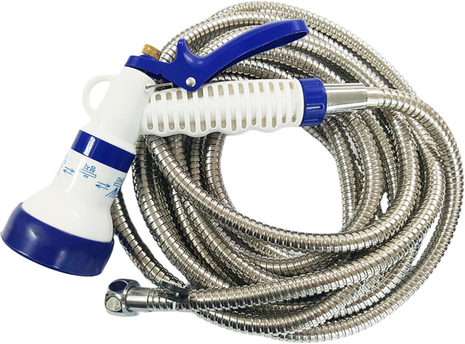 베란다용 다용도 스텐호스 5M세트, 1개, 혼합색상