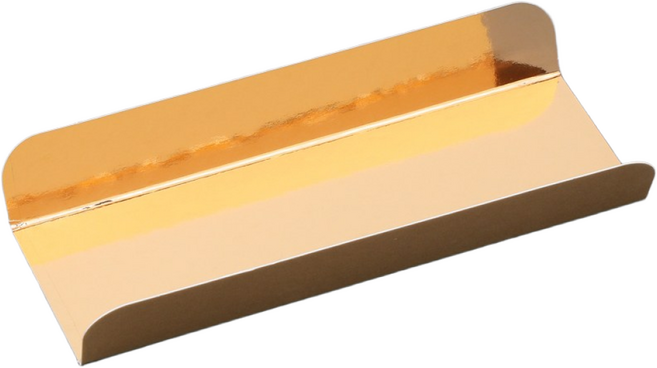 조각케익종이받침(금색)직사각130, 단품, 1개