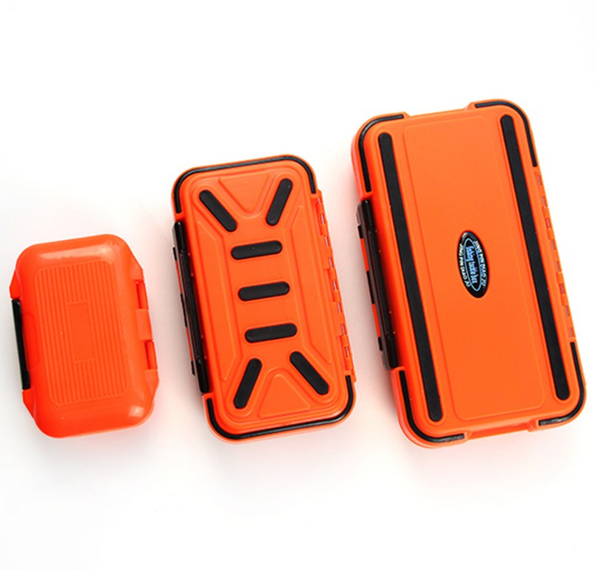 톨른캠퍼 오렌지 낚시 루어 소품 태클박스, 중형