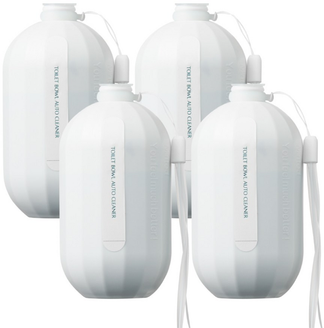 민티드 자동 변기 세정제, 300g, 4개