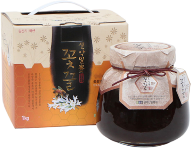 [꽃꿀100%] 밤꿀단지 1.0kg (일벌이 꽃에서만 얻어온 꽃꿀100%) 설악산밀봉원/설악산허니팜, 1kg, 1개