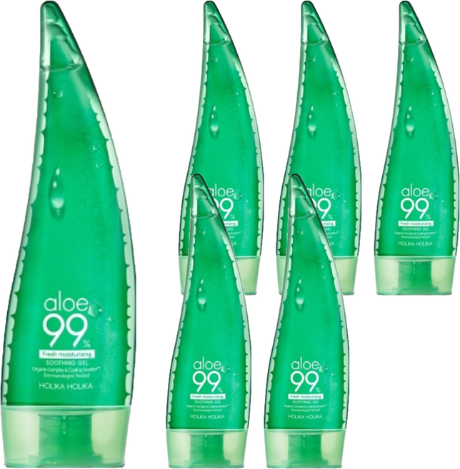 홀리카홀리카 알로에 99% 수딩젤, 55ml, 6개