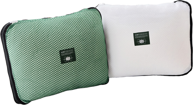 코드니처 대형 베개 빨아망 2중 세탁망, 1세트, 그린+화이트