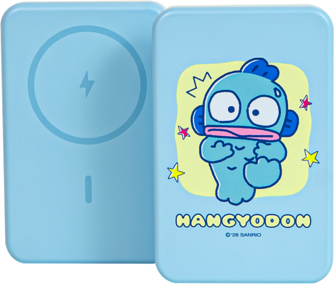 산리오캐릭터즈 22.5W 고속충전 맥세이프 10000mAh 아이폰 갤럭시 무선보조배터리, 1개, 한교동