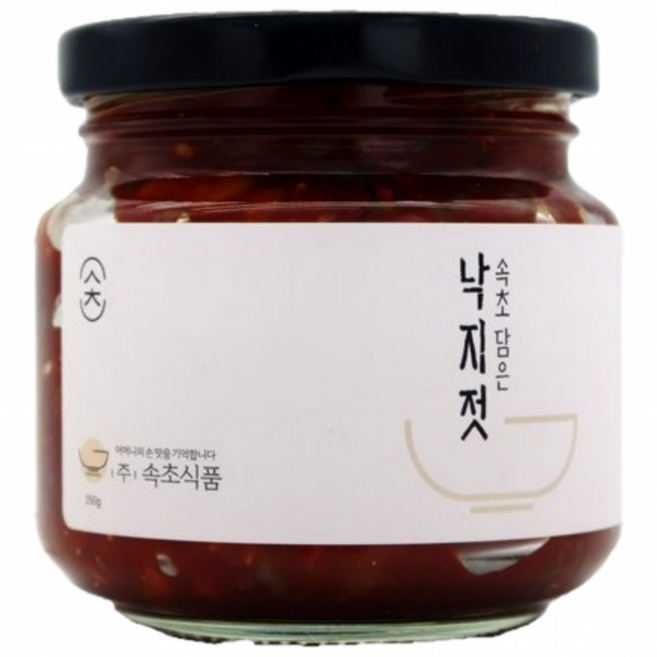 속초식품 속초 담은 저염 낙지젓, 1개, 500g