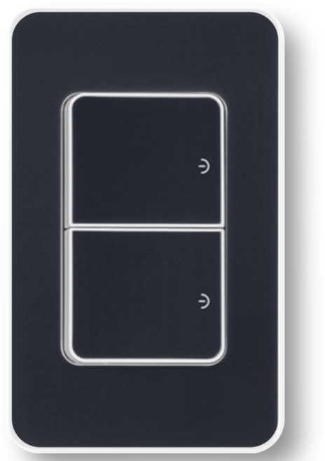 아크라이트 디아트 배선기구 02.[스위치]단로2구 다크네이비, 1개