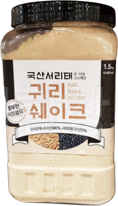 태광선식 서리태 귀리쉐이크, 1.5kg, 1개
