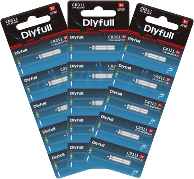 DLY 덕용 케미 리튬배터리 12p CR311, 50개