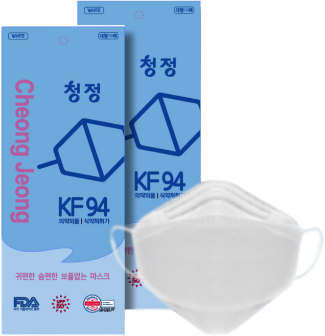 메디치청정 보건용마스크 (KF94), 10매입, 10개, 화이트