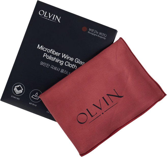 올빈 와인잔 극세사 클리너 천, 1개